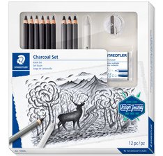 Kit de dessin/ de fusains Charcoal Design Journey