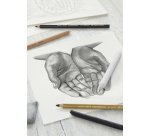 FABER-CASTELL Set d'esquisse au fusain PITT, 7 pièces