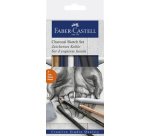 FABER-CASTELL Set d'esquisse au fusain PITT, 7 pièces