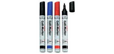 Permanent marker 'Collimarker', assorted bullet tip