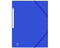 Chemise à élastique EUROFOLIO+, A4, bleu