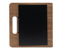 Porte-menu classeur CHOPPING BOARD, en noyer