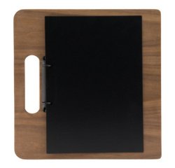 Porte-menu classeur CHOPPING BOARD, en noyer