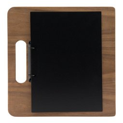 Porte-menu classeur CHOPPING BOARD, en noyer