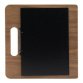 Porte-menu classeur CHOPPING BOARD, en noyer