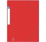 EUROFOLIO+ PRESTIGE Elasticated Folder, A4, Red