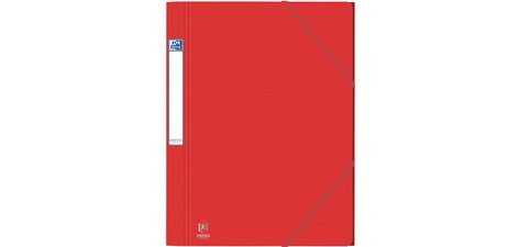 EUROFOLIO+ PRESTIGE Elasticated Folder, A4, Red