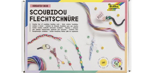 Kit de loisirs manuels Fils à tresser, 197 pièces