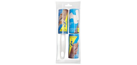 Rouleau brosse adhésive avec poignée