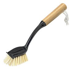 Vaatwasborstel Panda Bamboe met steel in bamboe