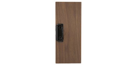 Planchette avec pince WALNUT, en noyer
