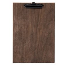 Securit menu protector Clipboard, size 33 x 23 cm, in walnut wood