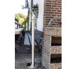 Système cendrier au sol SMOKER POLE - socle, argent