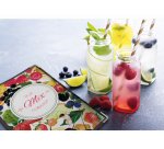 Porte-menu CRYSTAL, A4, pour 4 feuilles