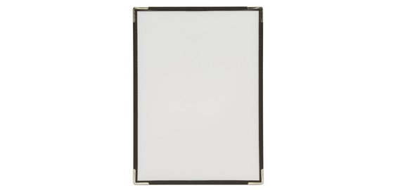 Porte-menu CRYSTAL, A4, pour 2 feuilles