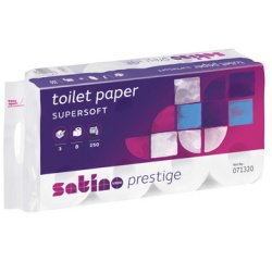 Papier toilette Prestige, 3 couches, blanc