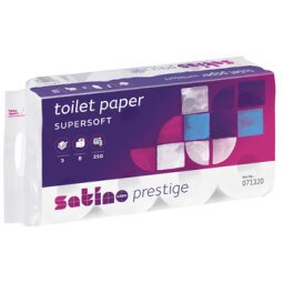 Papier toilette Satino Prestige MT1, 3 couches, blanc