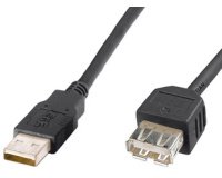 Rallonge USB 2.0, noir, 3,0 m