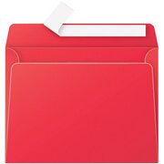 Enveloppes C5, rouge groseille