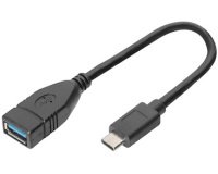 Câble adaptateur USB 3.0, USB-C - USB-A, 0,15 m