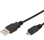 Câble de raccordement USB 2.0, USB-A - USB-B micro