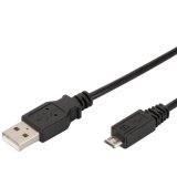 Câble de raccordement USB 2.0, USB-A - USB-B micro