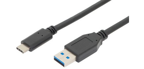 ASSMANN Câble de raccordement USB 3.1, USB-C - USB-A, 1,0 m