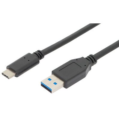 ASSMANN Câble de raccordement USB 3.1, USB-C - USB-A, 1,0 m