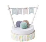 Paille en papier 'PASTEL STRIPES', longueur : 200 mm