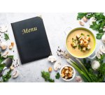 Protège-menus BASIC, A4, bordeaux
