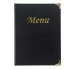 Protège-menus BASIC, A4, bordeaux