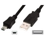 Câble de raccordement USB 2.0, USB-A - USB-B mini,