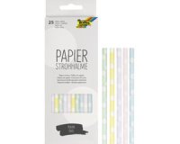 Paille en papier 'PASTEL DOTS', longueur : 200 mm
