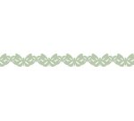 Bordure décorative décor Washi 'PAPILLONS', vert