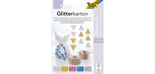 Carton à paillettes 'GROS', 174 x 245 mm, 300 g/m2