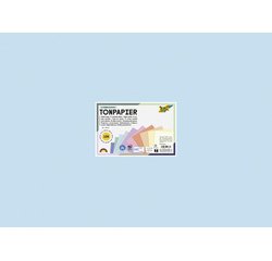 Folia gekleurd tekenpapier pastel, pak van 100