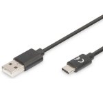 ASSMANN Câble de raccordement USB 2.0, USB-C - USB-A, 3,0 m