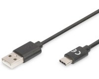 ASSMANN Câble de raccordement USB 2.0, USB-C - USB-A, 3,0 m