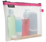 Trousse à cosmétique WOW Traveller, transparent/rose