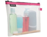 Trousse à cosmétique WOW Traveller, transparent/rose