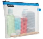 Trousse à cosmétique WOW Traveller, transparent/rose