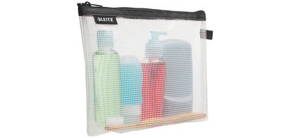 Trousse à cosmétique WOW Traveller, transparent/rose