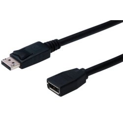 Rallonge DisplayPort 1.2, 2,0 m, noir