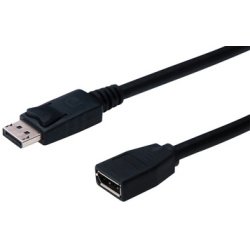 Rallonge DisplayPort 1.2, 2,0 m, noir