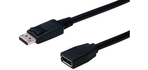 Rallonge DisplayPort 1.2, 2,0 m, noir