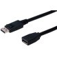 Rallonge DisplayPort 1.2, 2,0 m, noir
