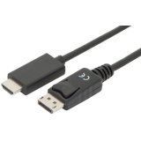 Câble d'adaptateur DisplayPort 1.2, DP - HDMI-A, 2 m