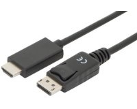 Câble d'adaptateur DisplayPort 1.2, DP - HDMI-A, 2 m