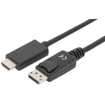 Câble d'adaptateur DisplayPort 1.2, DP - HDMI-A, 2 m