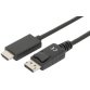 Câble d'adaptateur DisplayPort 1.2, DP - HDMI-A, 1 m